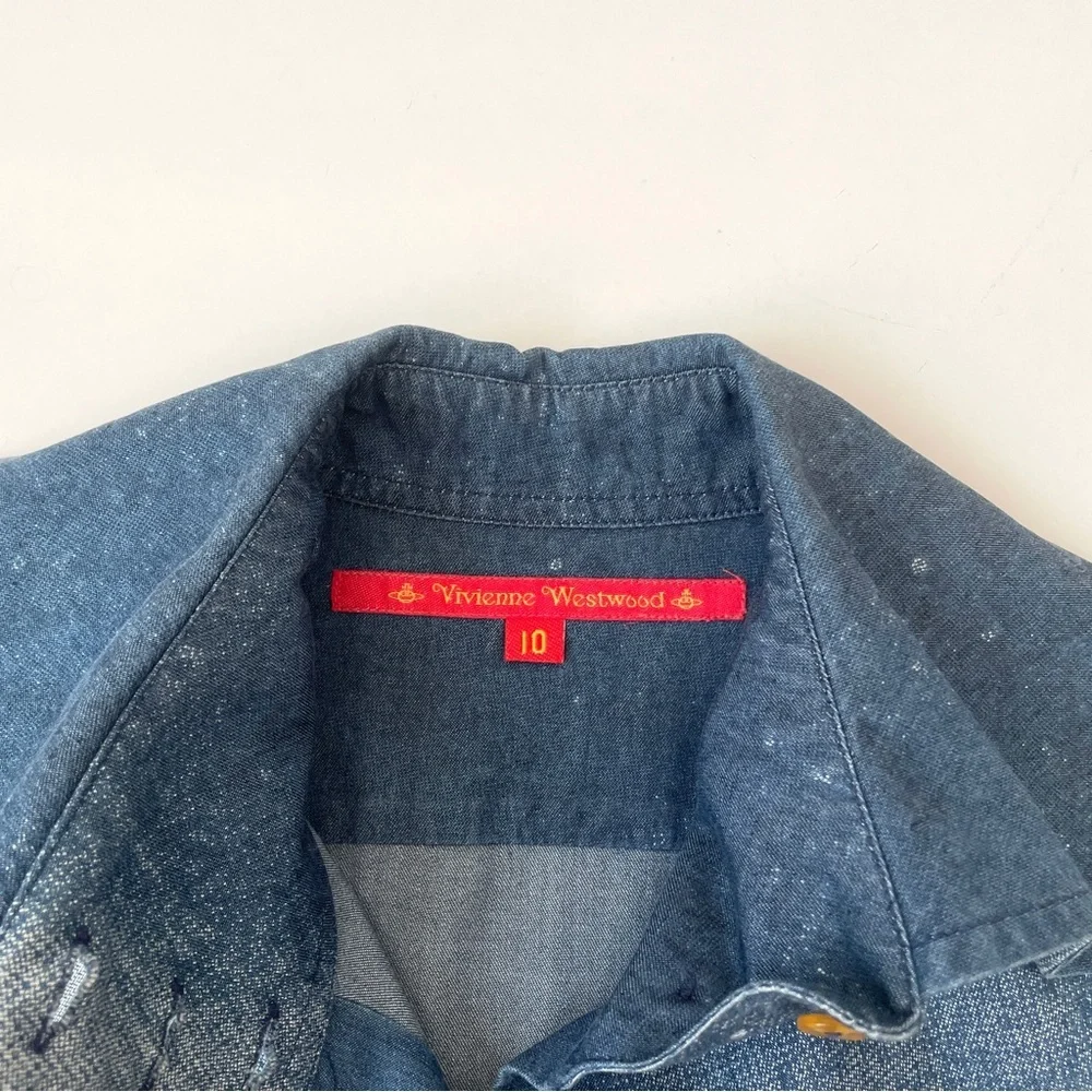 Vivienne Westwood Vintage F/W Archive 1992 Always On Camera Chambray Button-Up - Picture 8 of 16